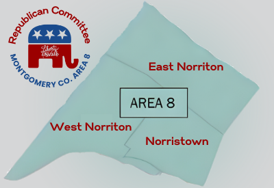 Area 8 West East Norriton Norristown Local government map of Area 8 Greater Norristown Area with East Norriton, Norristown, and West Norriton